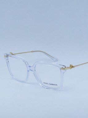 Dolce & Gabbana DG3397 3133 Eyeglasses Transparent 56mm Square Frame